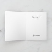 Farbige Wasserfarben-Schleifen Grußkarte – Leer Karte (Innenseite)