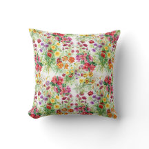 Farbige Wasserfarben Sommerliche Blume