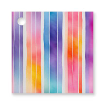 Farbige Wasserfarben Streifen - Geschenkartikel