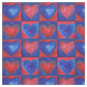 Farbige Wasserfarben - Valentine-Liebe drucken Stoff