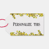 Farbige Wasserfarben, virtuelle Bibliothek Geschenkanhänger (Rückseite Horizontal)