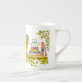 Farbige Wasserfarben, virtuelle Bibliothek Porzellantasse (Rechts)