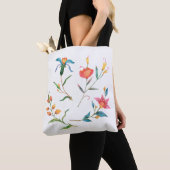 Farbige Wasserfarbenblume Tasche (Von Nahem)
