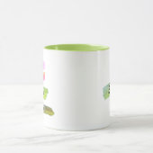 Farbige Wasserfarbenbürsten Kaffeemaschine Tasse (Zentrum)