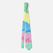 Farbige Wasserfarbenfrohe Krawatte (Rückseite)