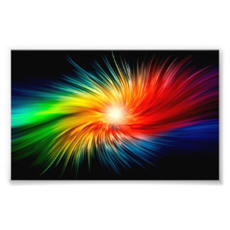 Farbige Waves 25,4 cm x 20,32 cm - Foto Papier