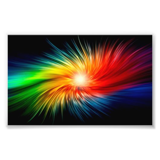 Farbige Waves 25,4 cm x 20,32 cm - Foto Papier (Vorne)