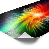 Farbige Waves 25,4 cm x 20,32 cm - Foto Papier (Ecke)