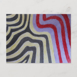 Farbige Waves Postkarte