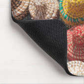 Farbige Webhüte Mousepad (Ecke)