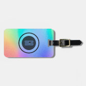 Farbige, weiche Farben - Gepäckanhänger im Hinterg (Vorderseite horizontal)