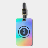 Farbige, weiche Farben - Gepäckanhänger im Hinterg (Vorderseite vertikal)