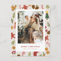 Farbige Weihnachts- und Saisonalartikel-Photokarte