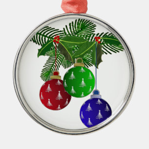 Farbige Weihnachtsbaum-Ornamente Ornament Aus Metall