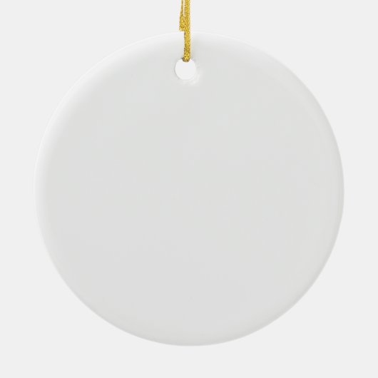 Farbige Weihnachtsbaumfarbe Keramik Ornament (Hinten)
