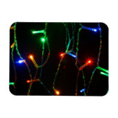 Farbige Weihnachtsbeleuchtung Magnet (Horizontal)