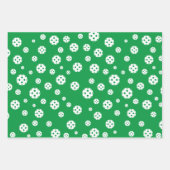 Farbige Weihnachtsblätter Geschenkpapier Set (Vorderseite 3)