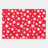 Farbige Weihnachtsblätter Geschenkpapier Set (Vorderseite 2)