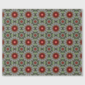 Farbige Weihnachtsdekoration Geschenkpapier (Flach)