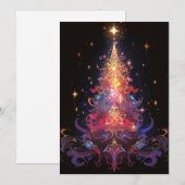 Farbige Weihnachtskarten - Digitale Weihnachtskart Feiertagskarte (Vorne/Hinten)