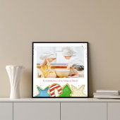 Farbige Weihnachtskrüge Fotodruck