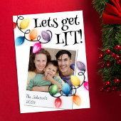 Farbige Weihnachtslichter Foto Weihnachten