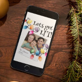 Farbige Weihnachtslichter Foto Weihnachten