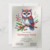 Farbige Weihnachtsschale Party Einladung (Vorderseite)