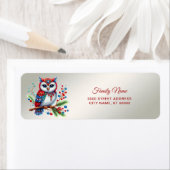 Farbige Weihnachtsschale Rücksendeadresse (Insitu)