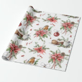 Farbige Weihnachtssymbole Geschenkpapier (Ungerollt)