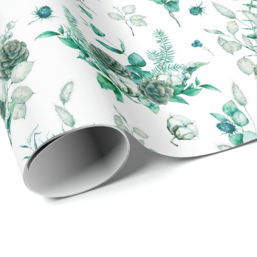 Farbige Weihnachtssymbole Muster Nr.4 Geschenkpapier (Rolleneckpunkt)