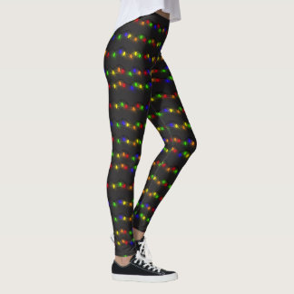 Farbige Weihnachtsweihnachtssaite Leggings