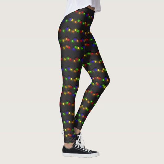 Farbige Weihnachtsweihnachtssaite Leggings (Rechts)