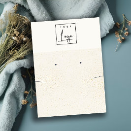 Farbige, weiße Logos mit Necklace-Display Visitenkarte