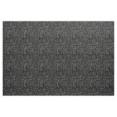 Farbige, weiße Scrolling-Kurven auf schwarzem Stof Stoff (Fat Quarter (45,7 x 55,9 cm))