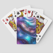 Farbige Welle Spielkarten (Rückseite)