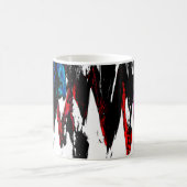 Farbige Wellen Kaffeetasse (Mittel)