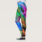 Farbige Wellen Leggings (Links)