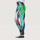 Farbige Wellen Leggings (Links)