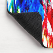 Farbige Wellen Mousepad (Ecke)