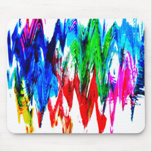 Farbige Wellen Mousepad