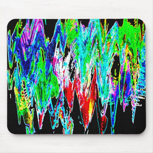 Farbige Wellen Mousepad (Vorne)