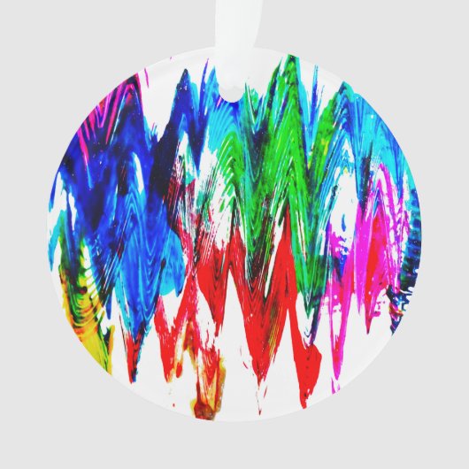 Farbige Wellen Ornament (Vorderseite)