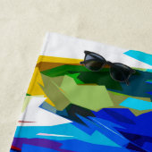 Farbige Wellen Strandtuch (Beispiel)