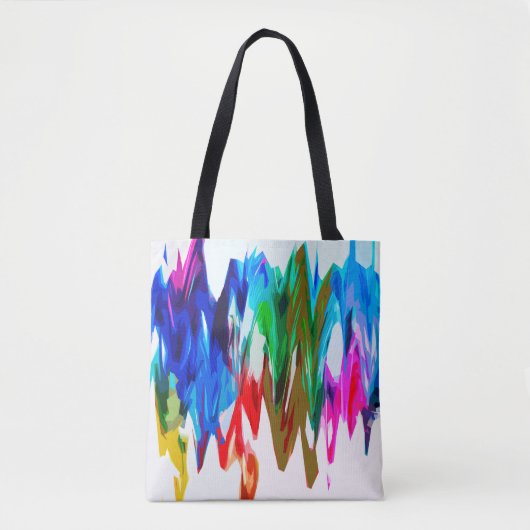 Farbige Wellen Tasche (Vorderseite)