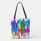 Farbige Wellen Tasche (Rückseite)