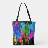 Farbige Wellen Tasche (Rückseite)