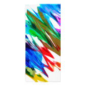 Farbige Wellen Werbekarte (Vorne)