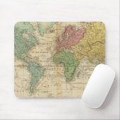 Farbige Weltkarte Mousepad (Mit Mouse)