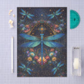 Farbige Whimsical Boho Libellen Decoupage Seidenpapier (Handwerk)